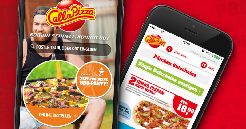 Newsletter anmelden & Call a Pizza Gutschein sichern